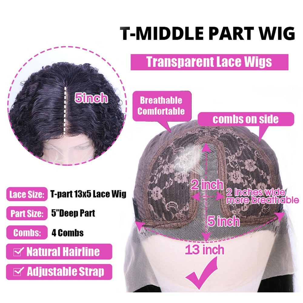 Short Curly Bob Wig Pre Plucked Malaysian Deep Curly 4x4 Lace Closure Bob Wig Transparent Lace Front Human Hair Wigs