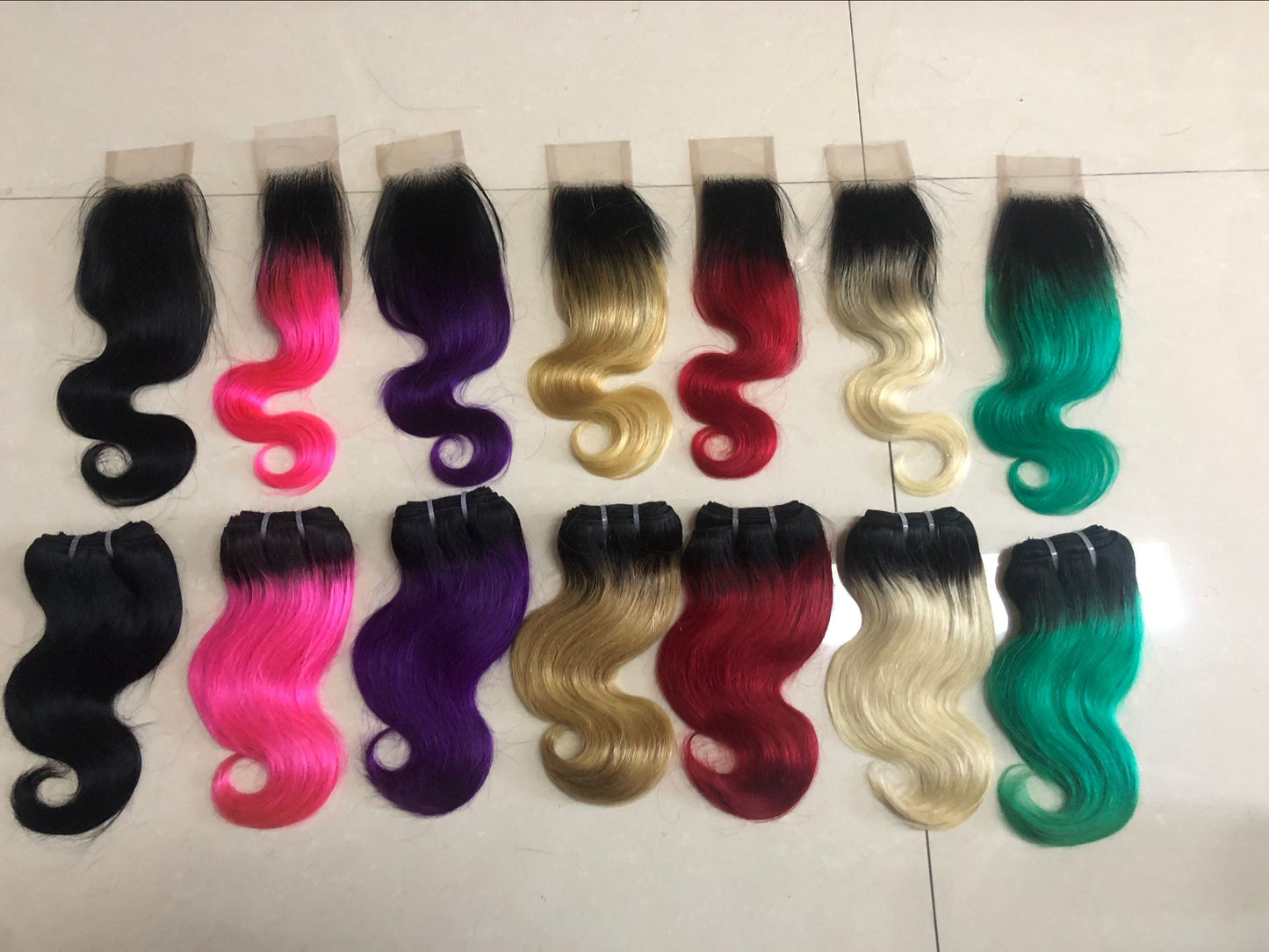 3 Bundles Brazilian Body Wave Hair Weave With 2X4 Lace Closure Black Honey Blonde Remy Human Hair With Closure
