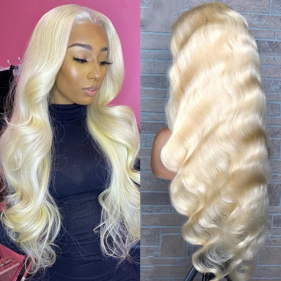 613 Water Wave Lace Frontal Wig 13x4 Honey Blonde Lace Front Wig Curly Human Hair Wigs Deep Wave 613 Body Wave Hd Lace Front Wig