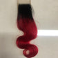 3 Bundles Brazilian Body Wave Hair Weave With 2X4  Lace Closure Black Honey Blonde Remy Human Hair With Closure