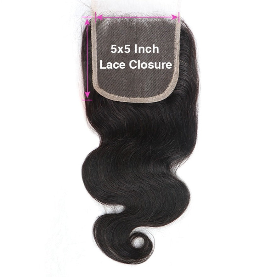 13X4 Body Wave Lace Frontal, 4X4 5X5 Transparent Lace Closure Frontal Natural Brazilian Remy Human Hair Closures