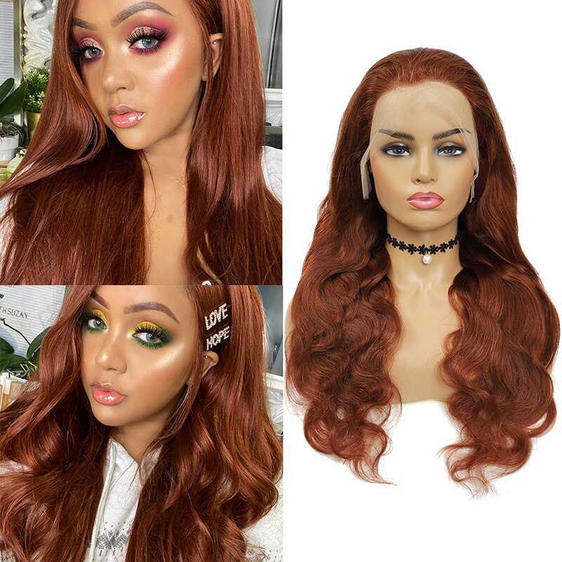 99J/Burgundy 13x4 Lace Front Human Hair Wigs Body Wave Human Hair Wigs 150% Density Lace Closure Wig