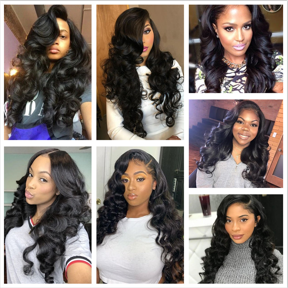 13x4 Frontal Closure Loose Wave Lace Frontal Closure Only 4x4 5x5 Transparent Natural Curly Brazilian Human Hair