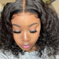 13x4 Transparent Short Bob Wig Lace Front Human Hair Wigs, Water Wave 5x5 Closure Wig Brazilian Remy Human Hair Wigs